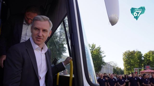 Ещё 15 новых пассажирских автобусов выйдут на маршруты Смоленской области до конца сентября