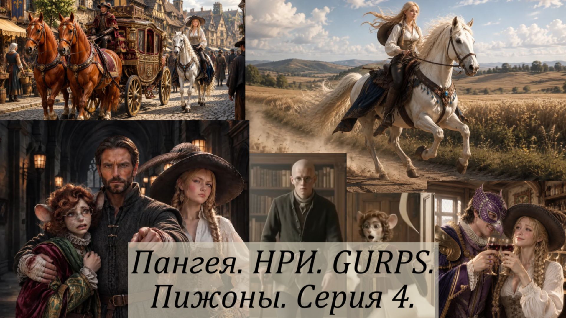 НРИ. GURPS. Пангея. Пижоны. Серия 4.