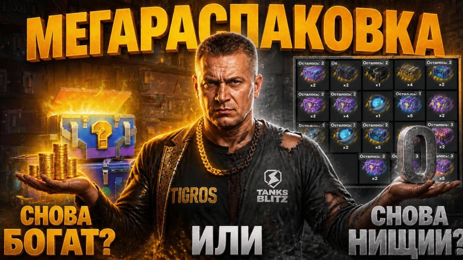 Мегараспаковка! Что это было!? Tanks Blitz
