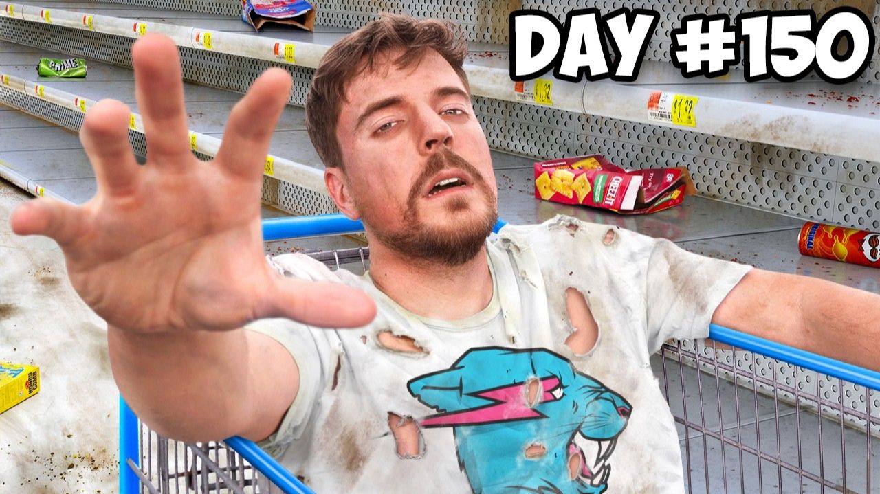 $10,000 За Каждый День Пережитый в Продуктовом [MrBeast/Мистер Бист]