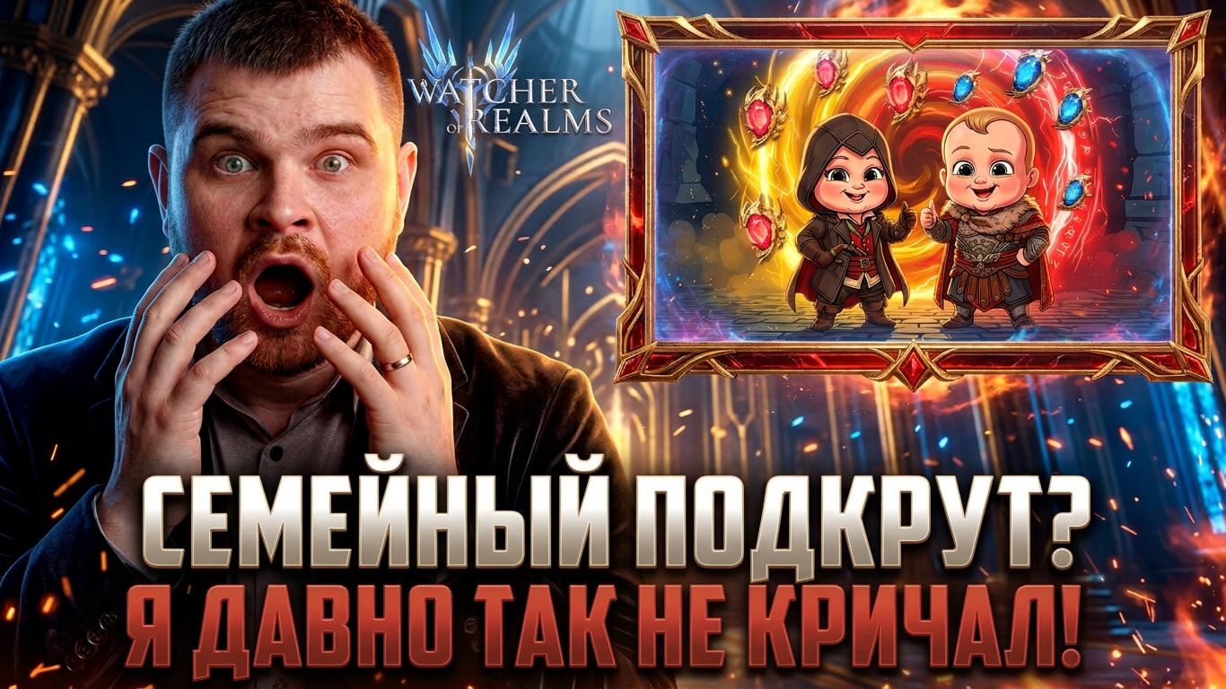 ЛУЧШЕЕ ОТКРЫТИЕ В МОЕЙ ЖИЗНИ! ТАКОГО ВЫ ЕЩЁ НЕ ВИДЕЛИ! СЕМЕЙНЫЙ ПОДКРУТ! #watcherofrealms