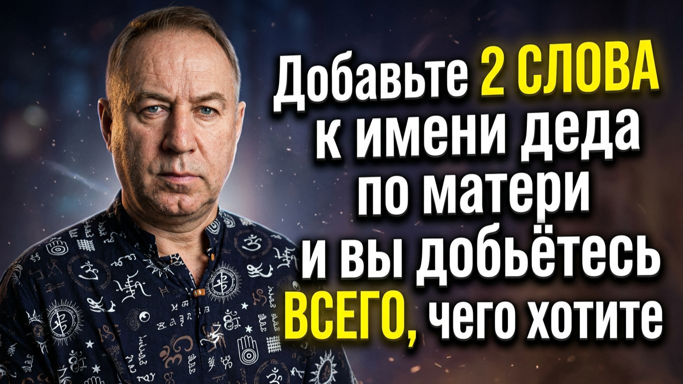 Кровь предков творит Чудеса! Добавьте 2 слова к имени этого предка и вы добьётесь всего