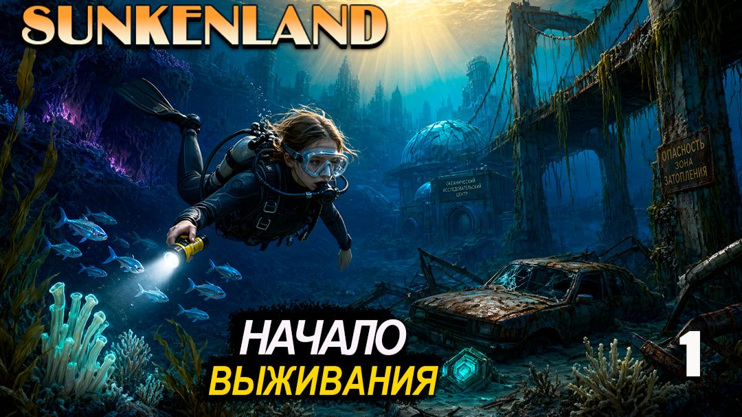 🔸Sunkenland 🔸#1. Морское приключение . Начало выживания.