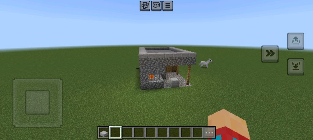 Minecraft я строю деревенскую кузницу
