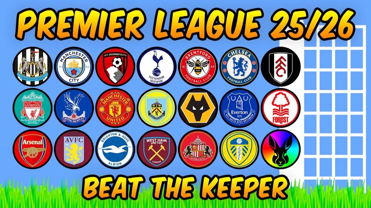 Premier League 2025/26 — Beat The Keeper на мраморных гонках!