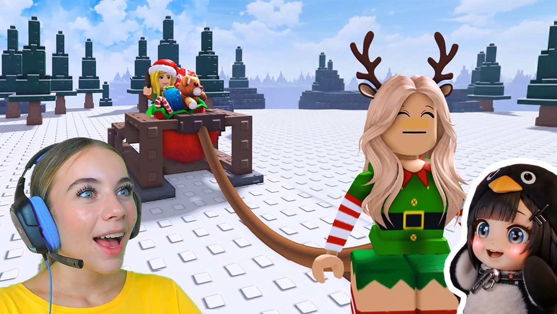 СЕСТРА СТАЛА ОЛЕНЕМ в ROBLOX!