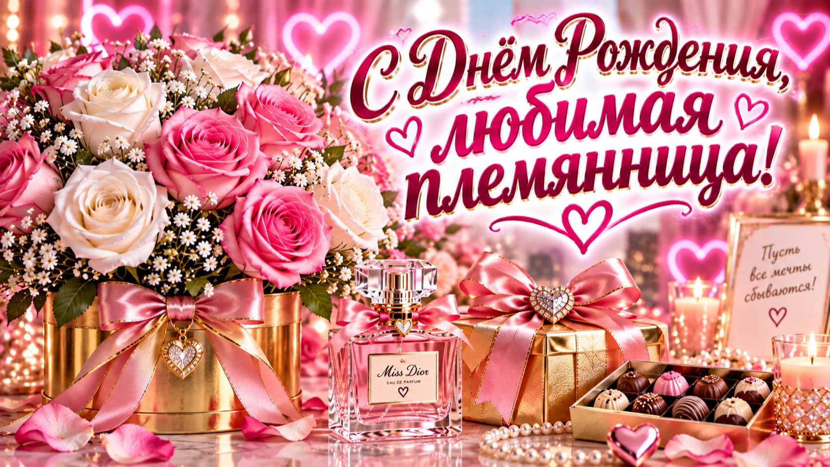 С Днём Рождения, племянница родная! ❤️ Душевная песня-поздравление племяннице