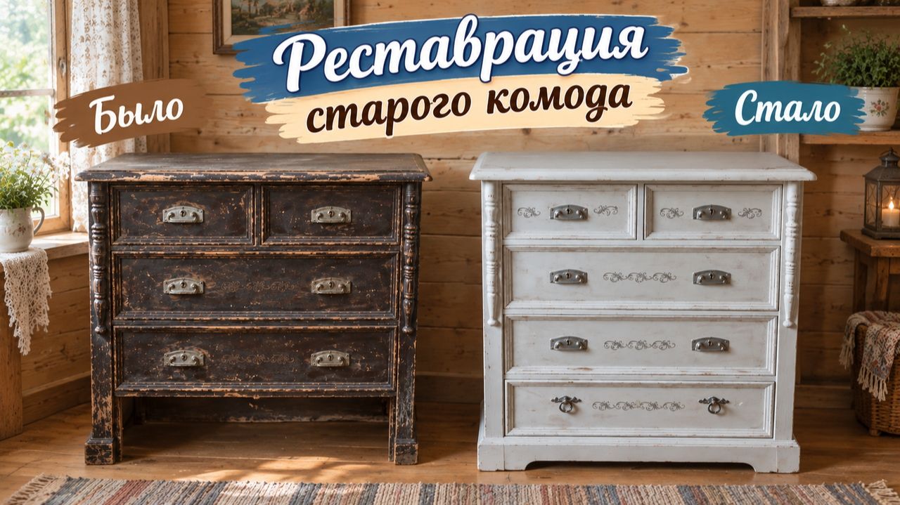 Реставрация старого комода