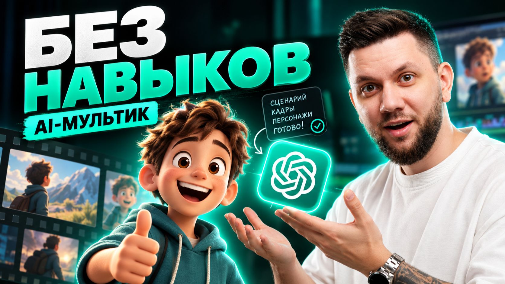 Я сделал мультфильм с помощью нейросети — Вот как