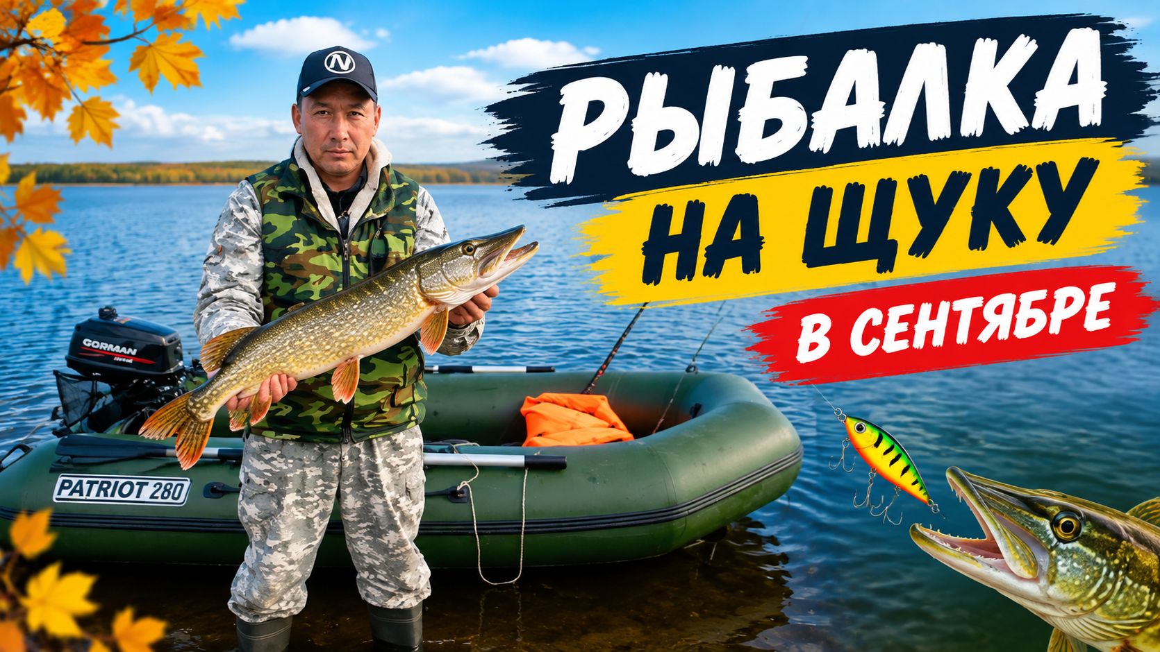 Рыбалка на щуку в сентябре 2026. На что ловить?