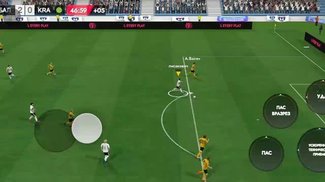 Геймплей Football League 2026. Балтика Vs Кубань