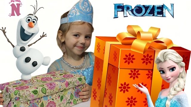Игрушки FROZEN Холодное сердце Костюм Принцесса Эльза Surprise FROZEN For Children Unboxing