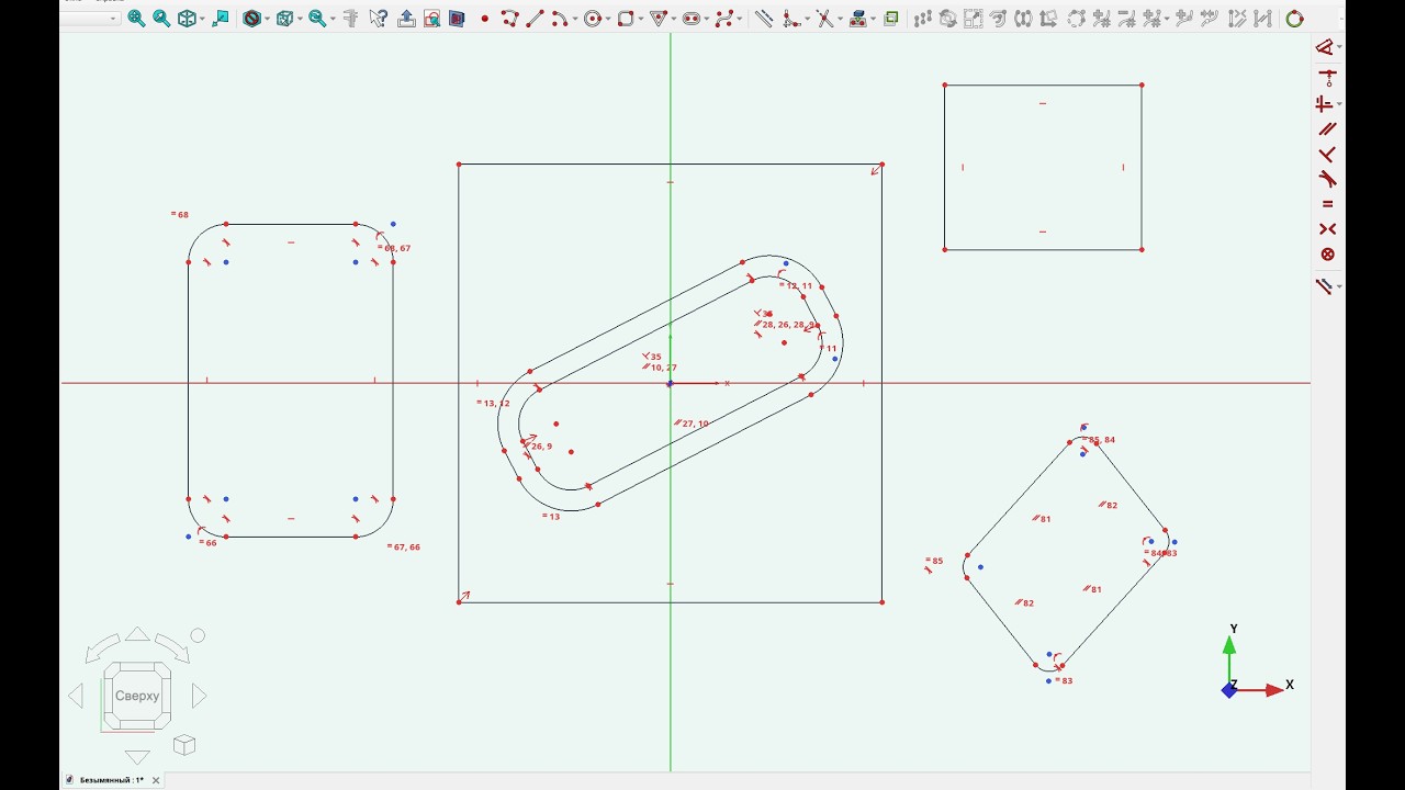 3 / КУРС ДЛЯ НАЧИНАЮЩИХ 2026 FreeCAD 1.1.3.  Прямоугольники