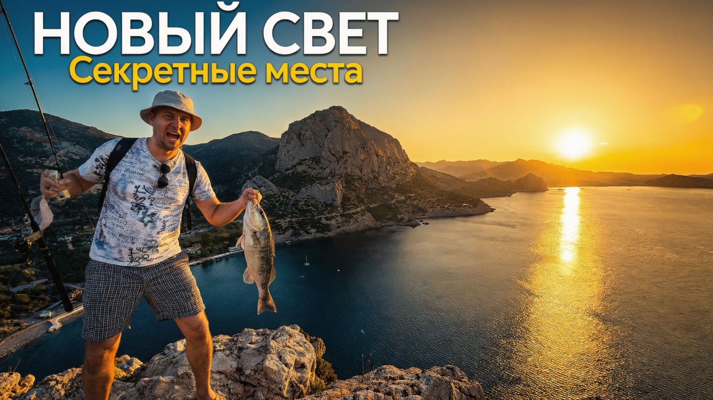 НОВЫЙ СВЕТ Раскрываю секреты курорта! Гроты и пещеры, Рыбалка. Крым на Ладони