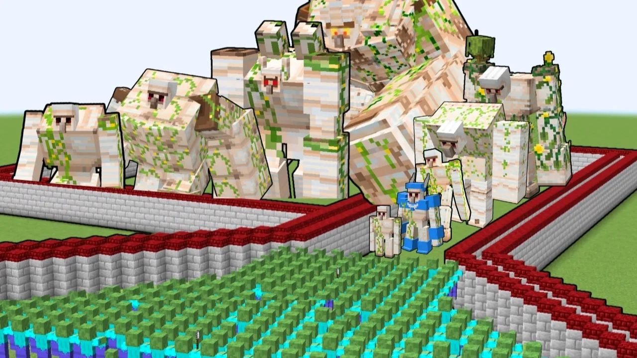 10 000 ЗОМБИ-DRUN в Minecraft — все боссы големов!