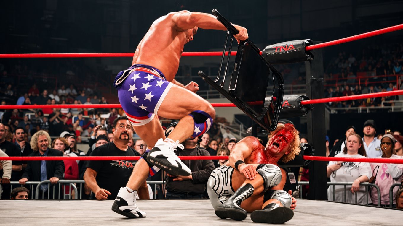 Jeff Jarrett Vs Kurt Angle (TNA Genesis, 2009)