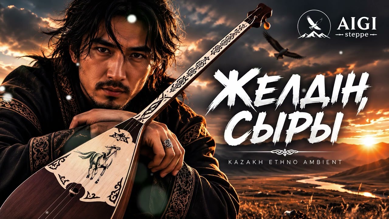ЖЕЛДІҢ СЫРЫ 🌾 Домбра, ветер и бескрайняя степь | Kazakh Ethno Ambient #музыка ##ethno #kazakhmusic