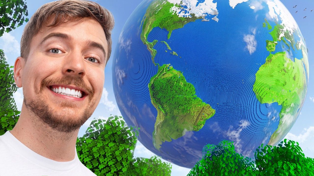 Самая Большая Постройка В Minecraft В Мире! [MrBeast/Мистер Бист]