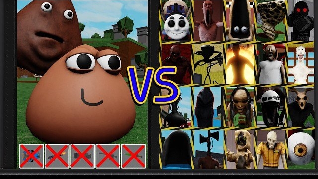 Roblox - ПОУ ПРОТИВ всех боссов в SCP MORPH