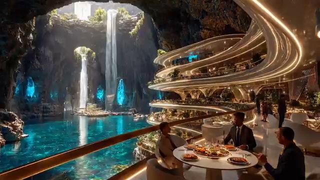 Inside A Futuristic Underground City Relaxing Ambient Music For Sleep Focus