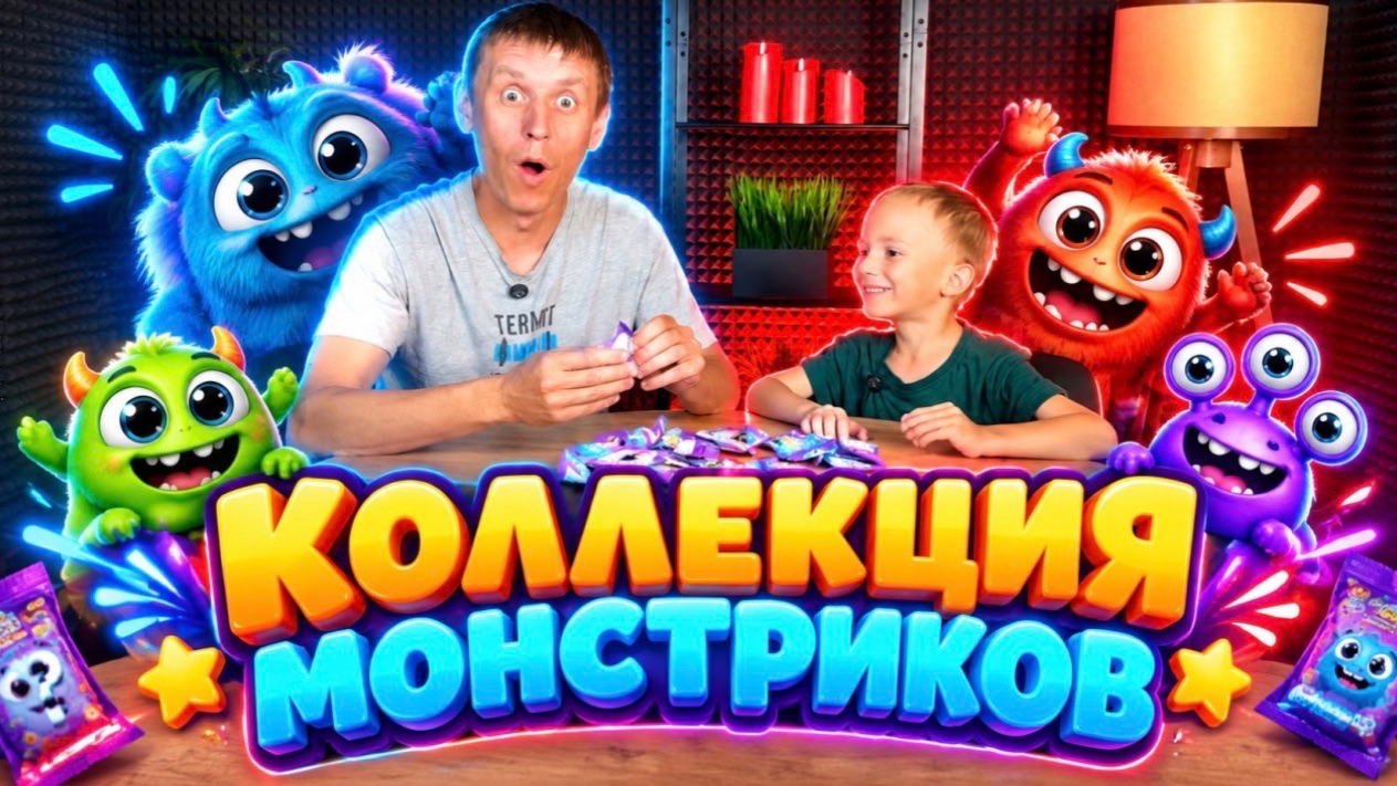 КОЛЛЕКЦИЯ МОНСТРИКОВ