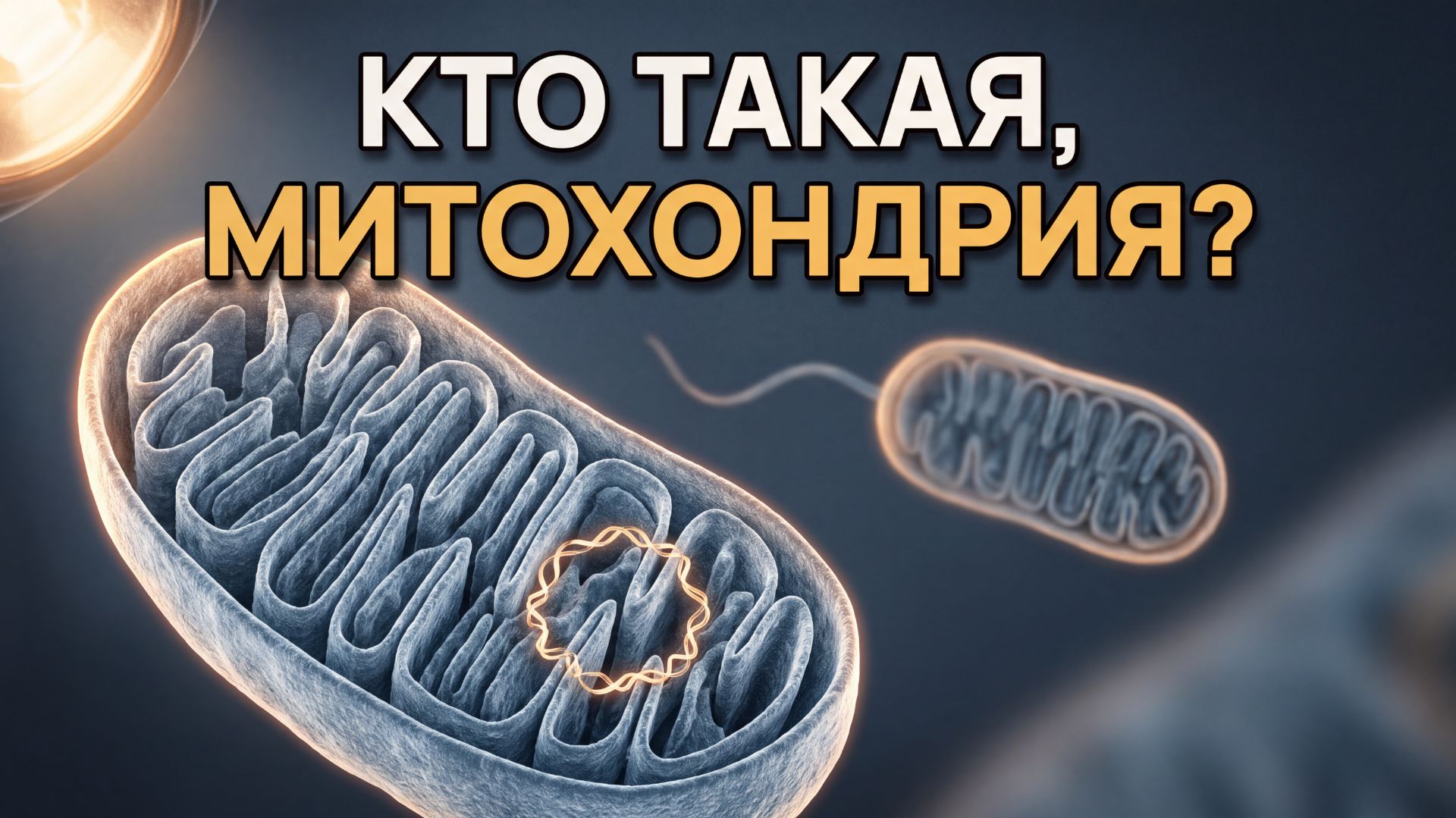 МИТОХОНДРИИ: как чужая бактерия стала частью каждого из нас