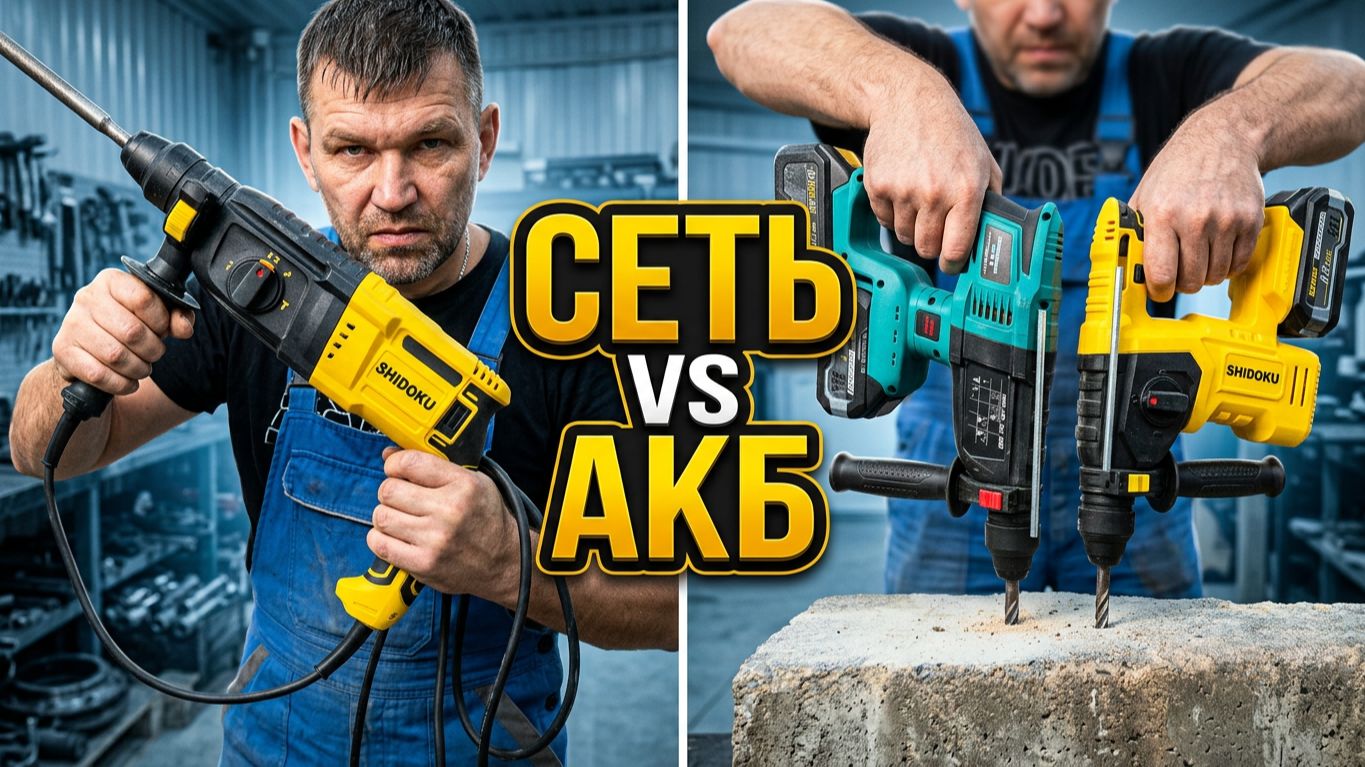 SHIDOKU SH-SP1 сетевой перфоратор + битва с перфоратором Heimerdinger Lb169 и SHIDOKU  SH-SP2