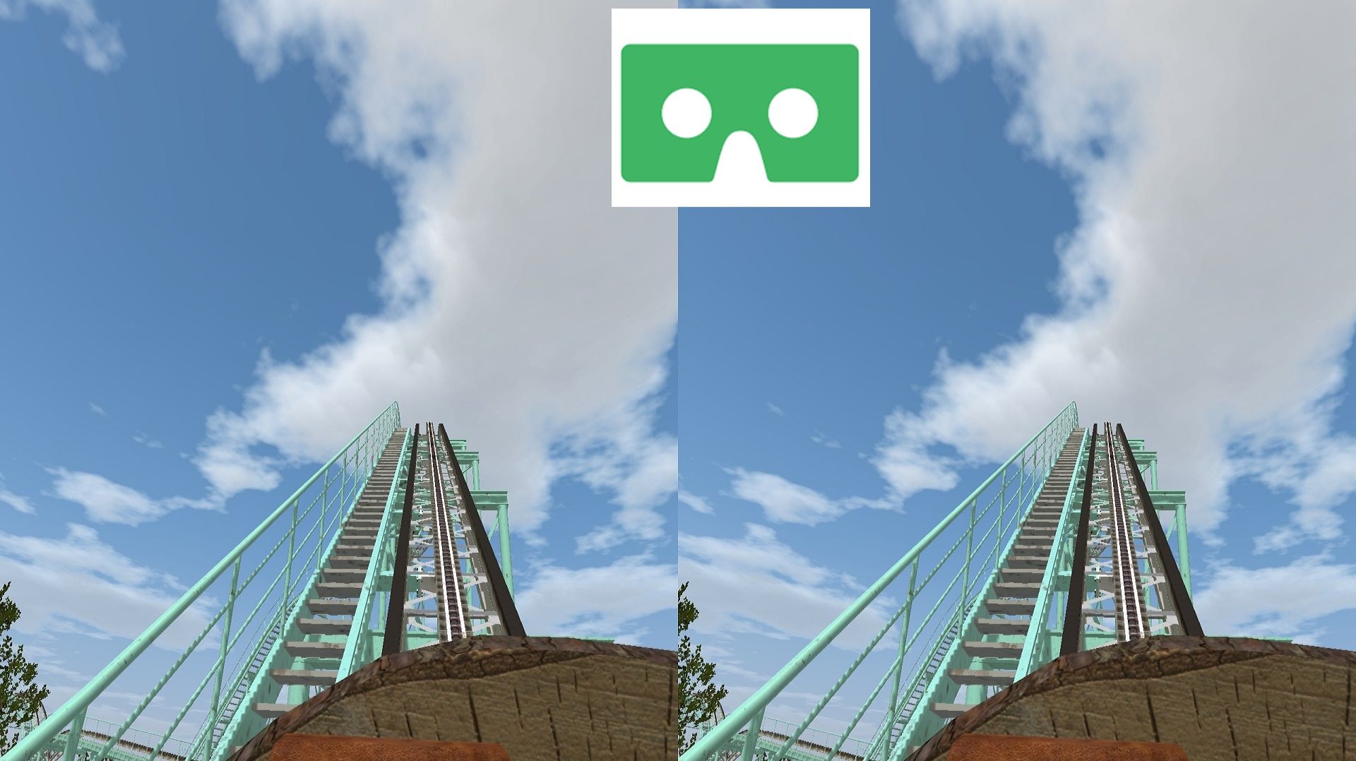 Американские Горки 3Д видео 2 для VR очков 3D SBS VR Box