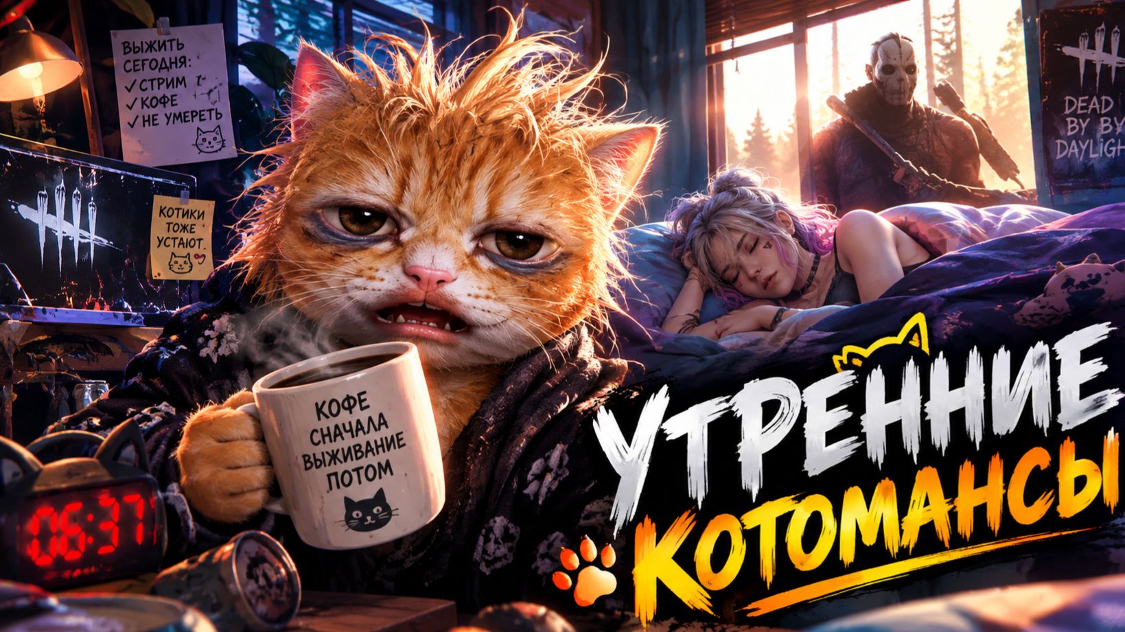 УТРЕННИЕ КОТОМАНСЫ? 🐾 Dead By Daylight