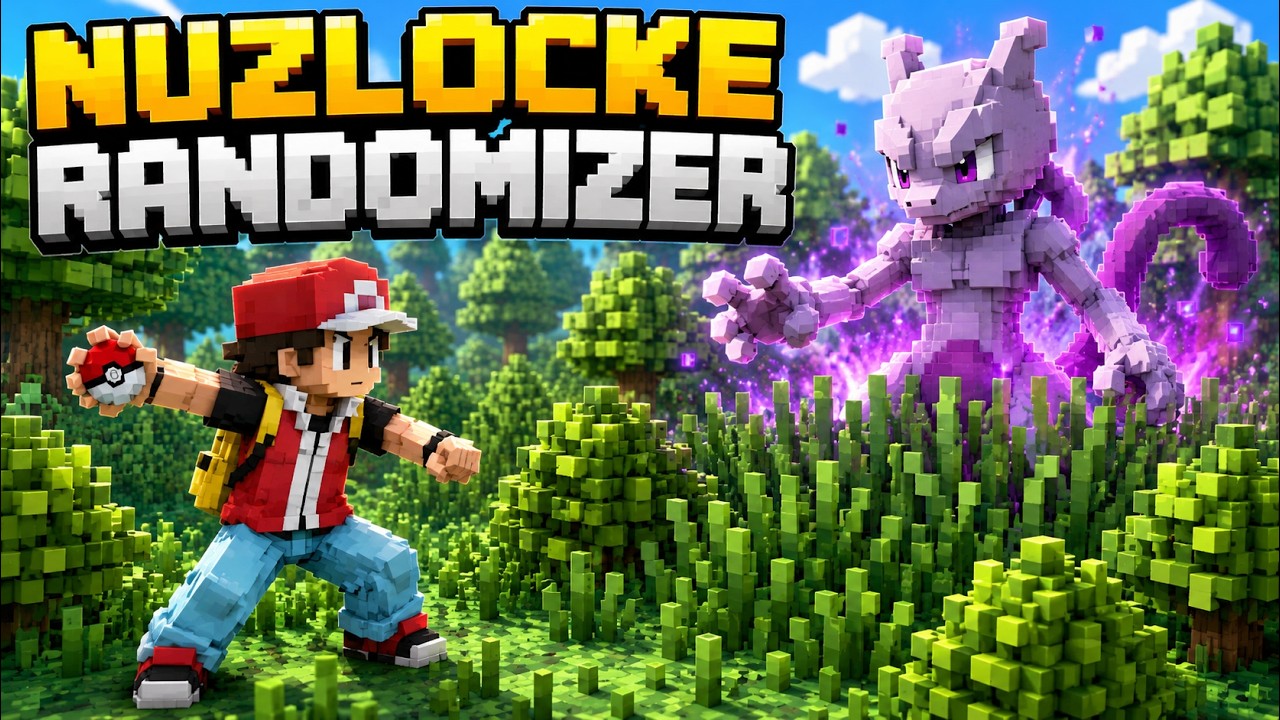 Покемон Fire Red, но все покемоны случайные | Nuzlocke