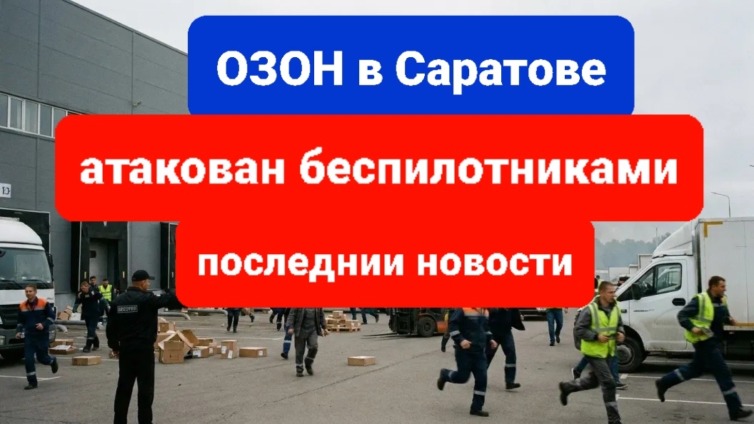 Беспилотники атаковали склад Озон в Саратове свежие новости сегодня