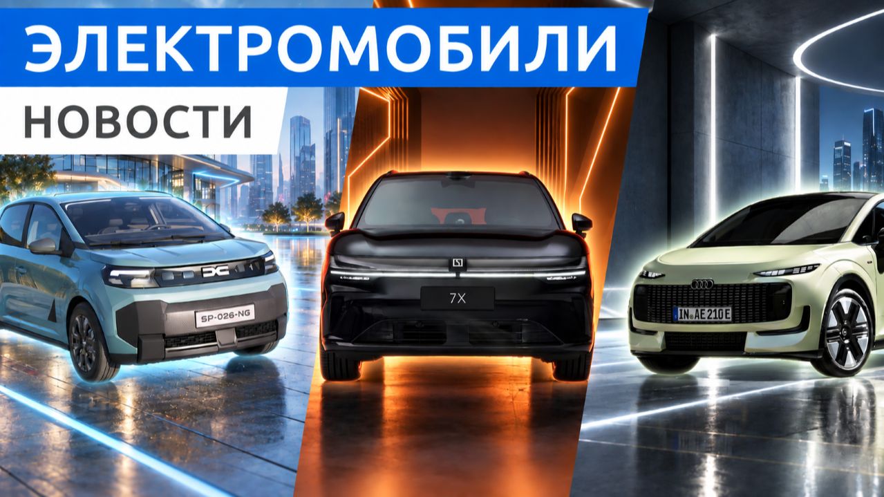 Audi A2 возвращается, Zeekr 7X получил новую батарею и свежее поколение Dacia Spring