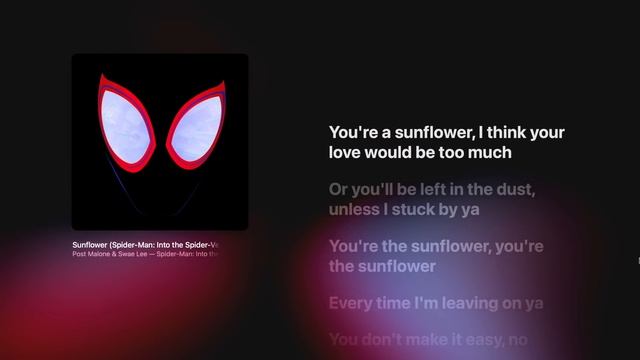 Post Malone & Swae Lee - Sunflower (Lyrics)
