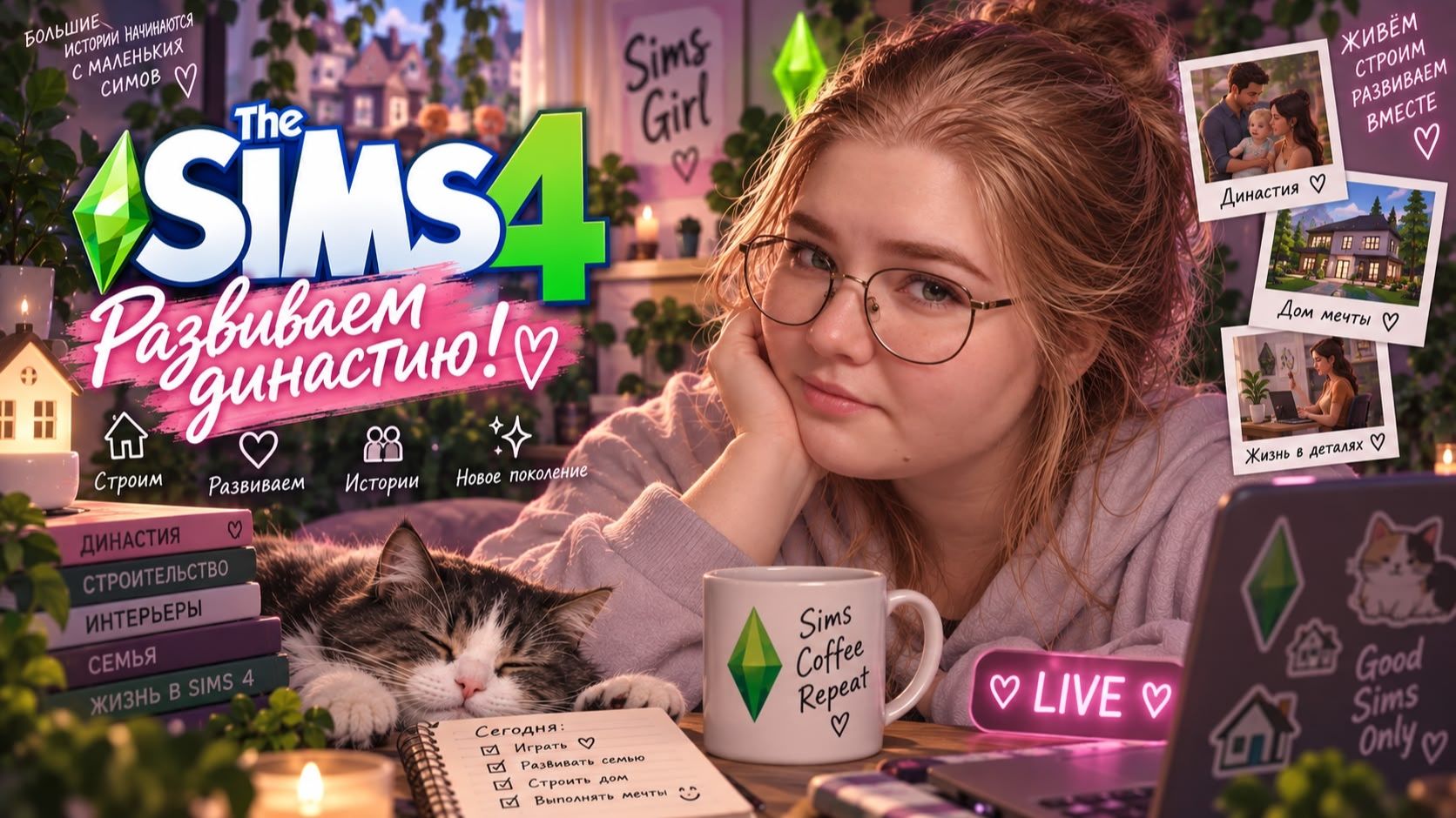The Sims 4-Продолжаем династию!