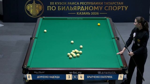 Нудный и Долгий Женский Бильярд..ДЕМЧЕНКО НАДЕЖДА V БРЫТЧЕНКО ЕКАТЕРИНА | Lll КУБОК РАИСА 2026