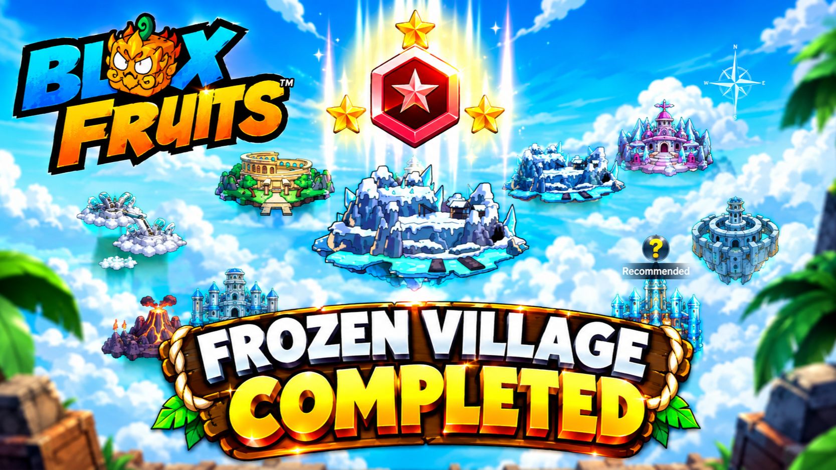 СЕКРЕТНЫЕ КВЕСТЫ FROZEN VILLAGE! Как получить 3 ЗВЕЗДЫ  Blox Fruits