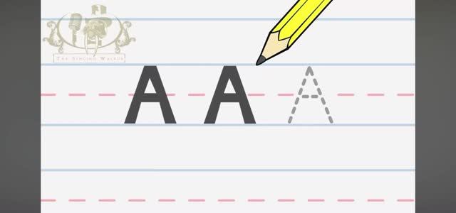 Write The Letter A The Singing Walrus