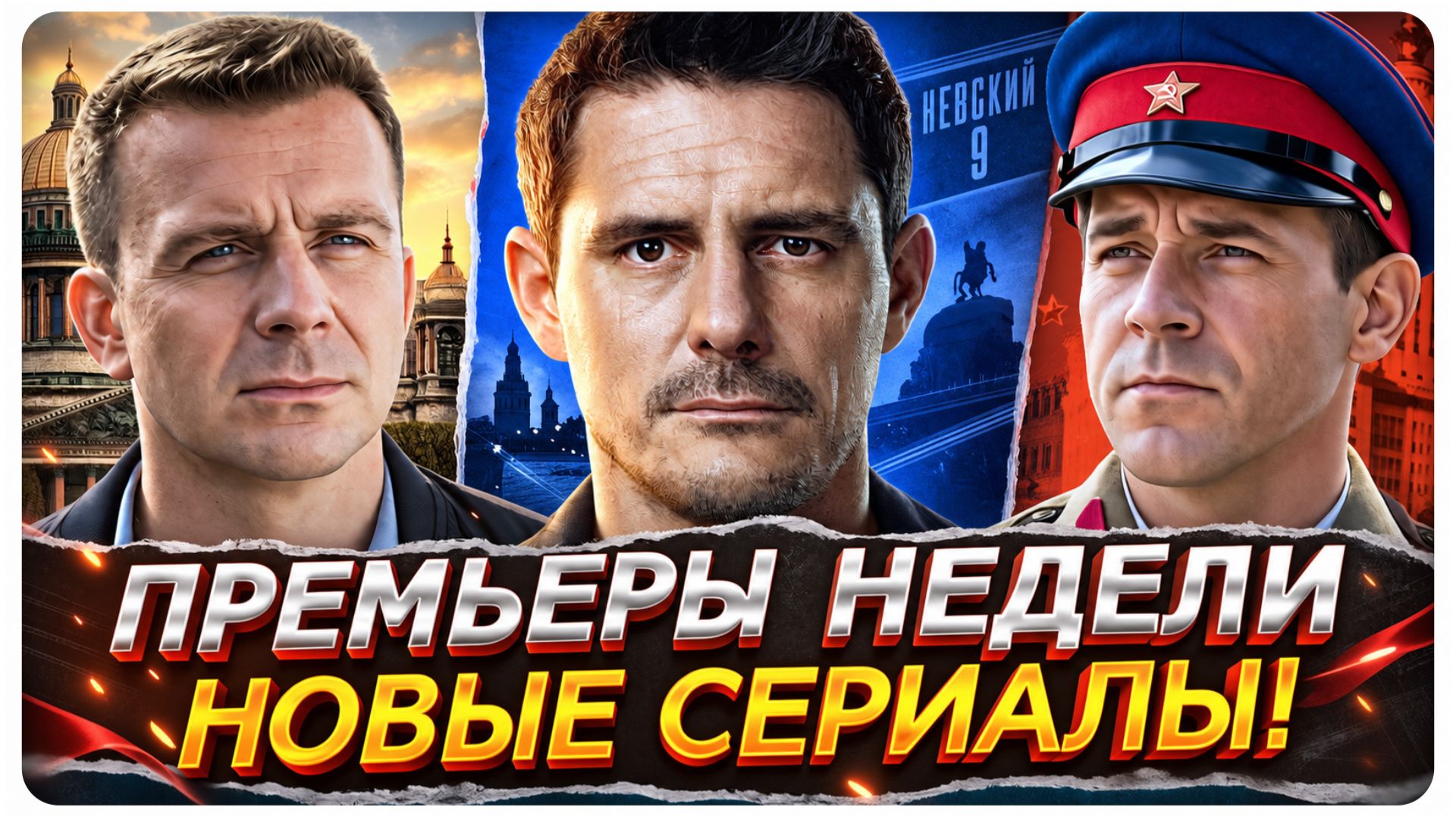 ПРЕМЬЕРЫ НЕДЕЛИ - Невский 9, Ронин 3 и другие новые русские сериалы сентября 2026