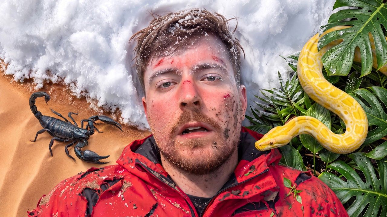 Мы Выжили В Самых Экстремальных Местах В Мире[MrBeast/Мистер Бист]