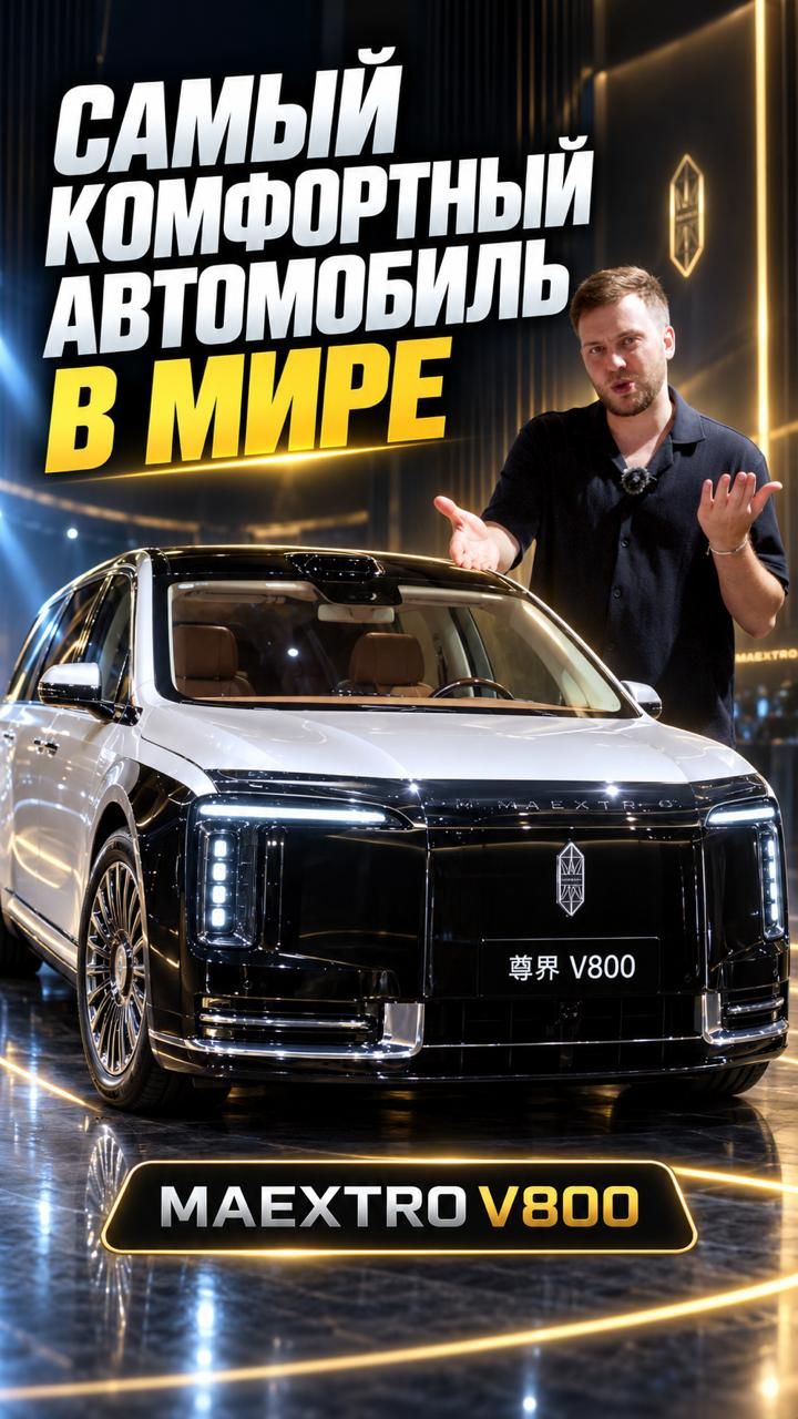 MAEXTRO V800 - роскошный минивэн от Huawei и JAC