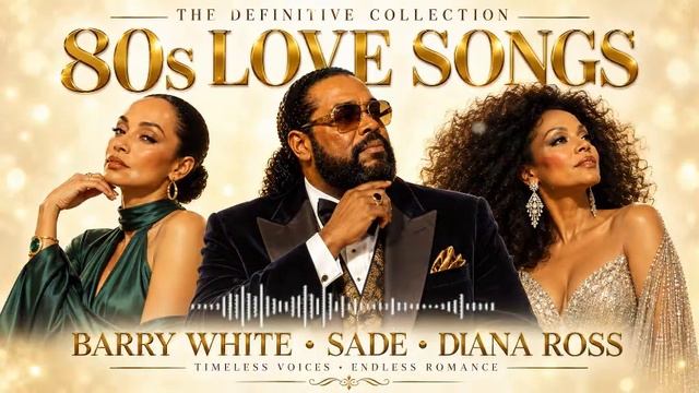 Barry White, Sade & Diana Ross - Best 80s Love Songs Goldwork Embroidery Soul
