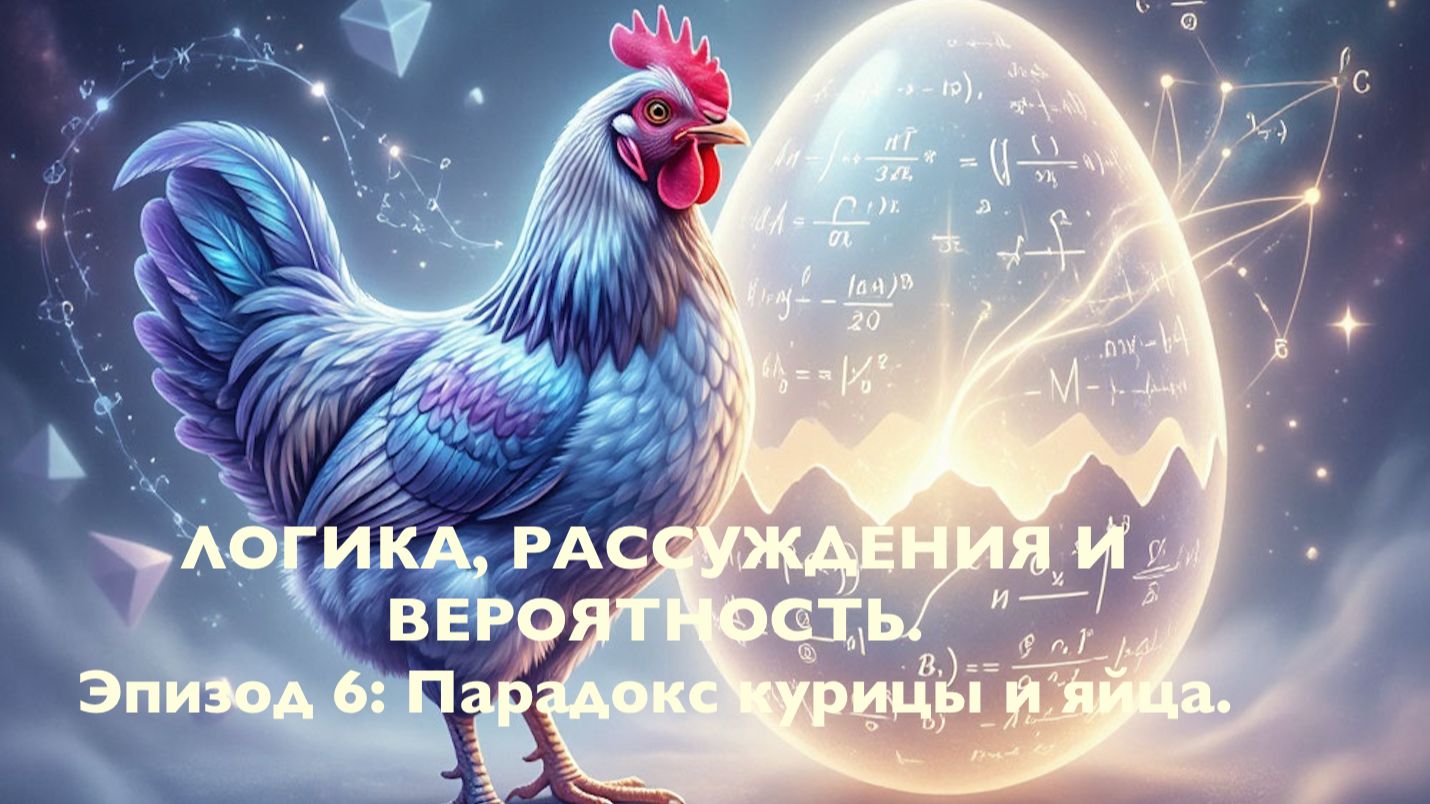 ЛОГИКА, РАССУЖДЕНИЯ И ВЕРОЯТНОСТЬ. Эпизод 6: Парадокс курицы и яйца.