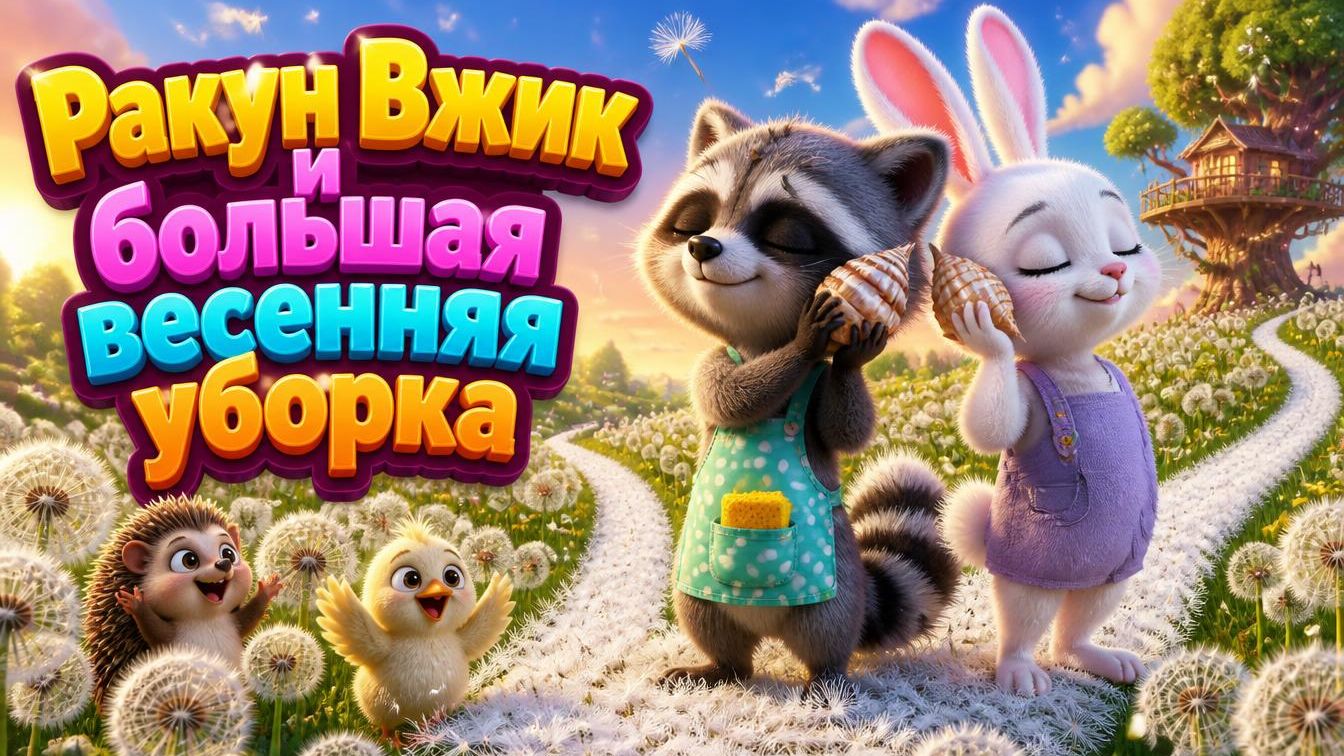 Ракун Вжик и большая весенняя уборка