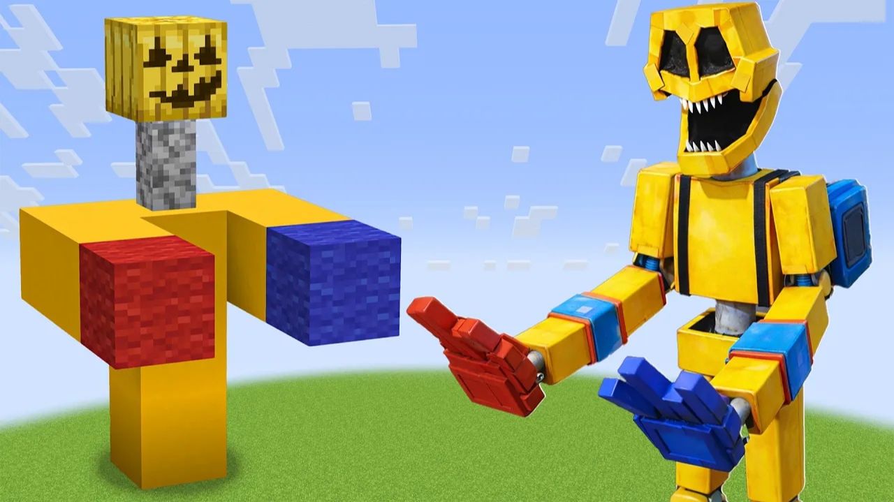 Аддон Poppy Playtime: Мимикер игрока в Minecraft PE