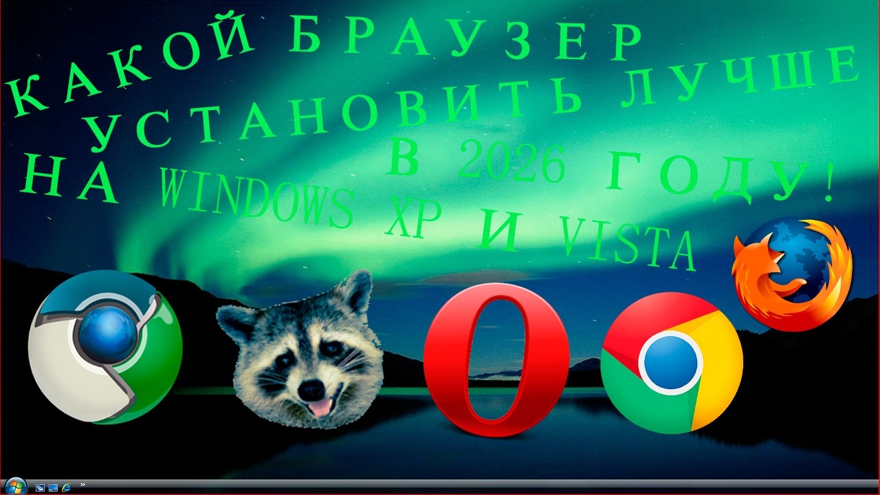 КАКОЙ БРАУЗЕР ЛУЧШЕ ВСЕГО РАБОТАЕТ НА WINDOWS XP И VISTA В 2026 ГОДУ!