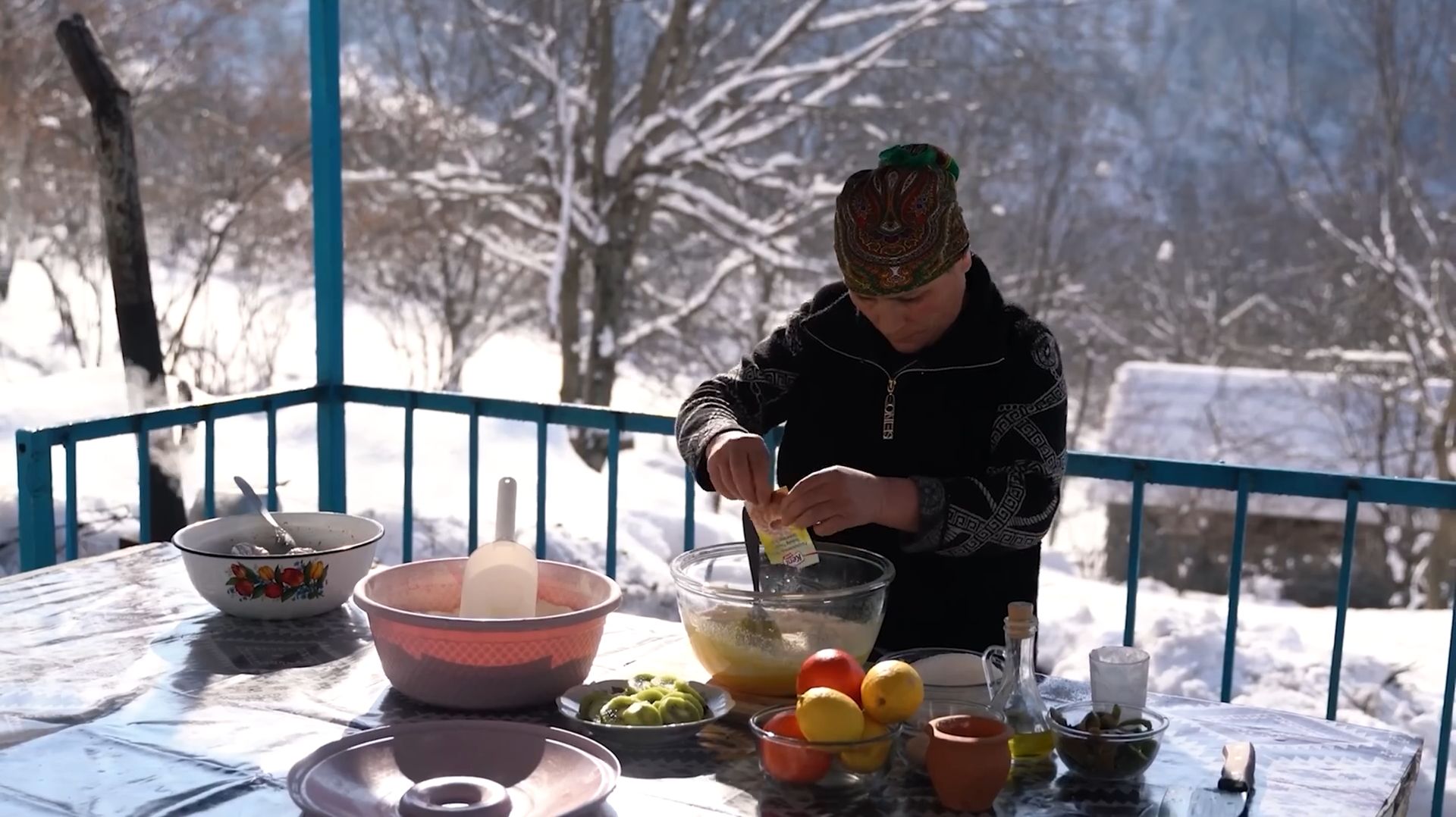 Гигантский Сом, приготовленный на Открытом Огне Азербайджанская Кухня Деревенская Кухня  Рецепты