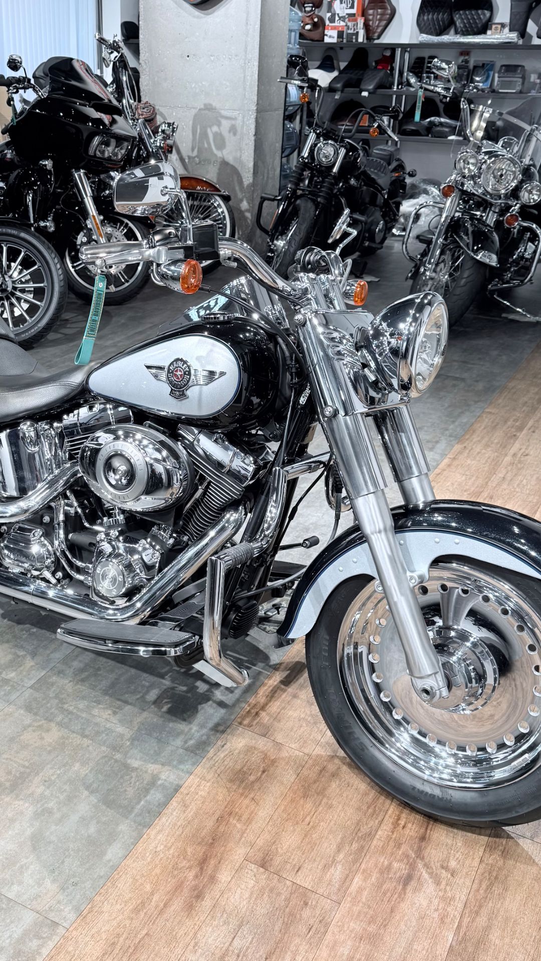+ 2012 HD Fat Boy Chrome Edition ABS Midnight Brilliant Silver 24K (VIN 5HD***1868)
