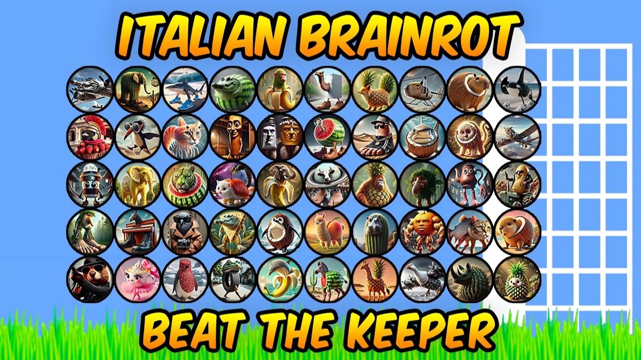 Итальянский Brainrot: Beat The Keeper — кто пройдёт дальше?
