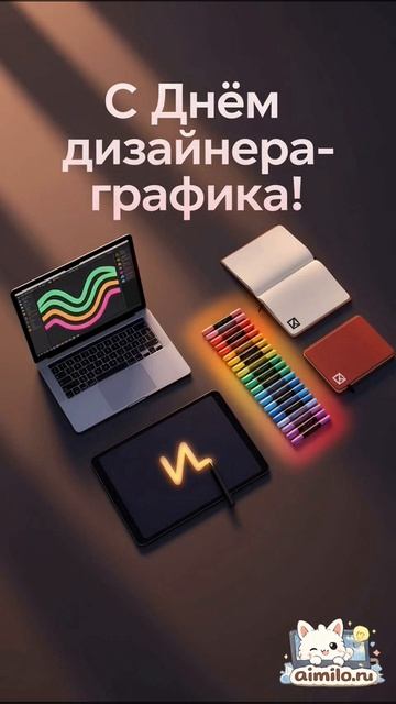 Анимация с песней на День дизайнера