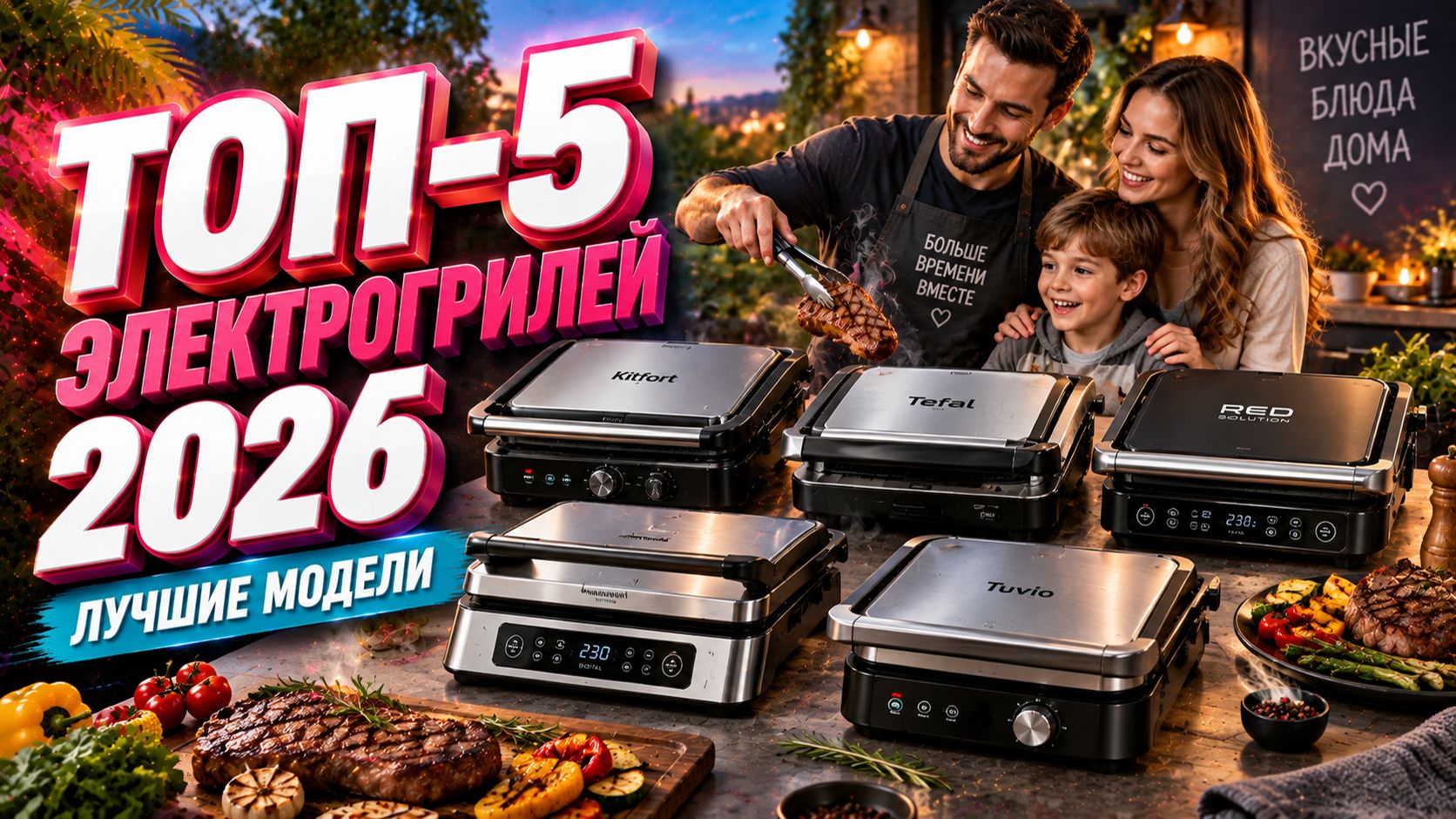 Лучшие электрогрили — какой выбрать для дома?
